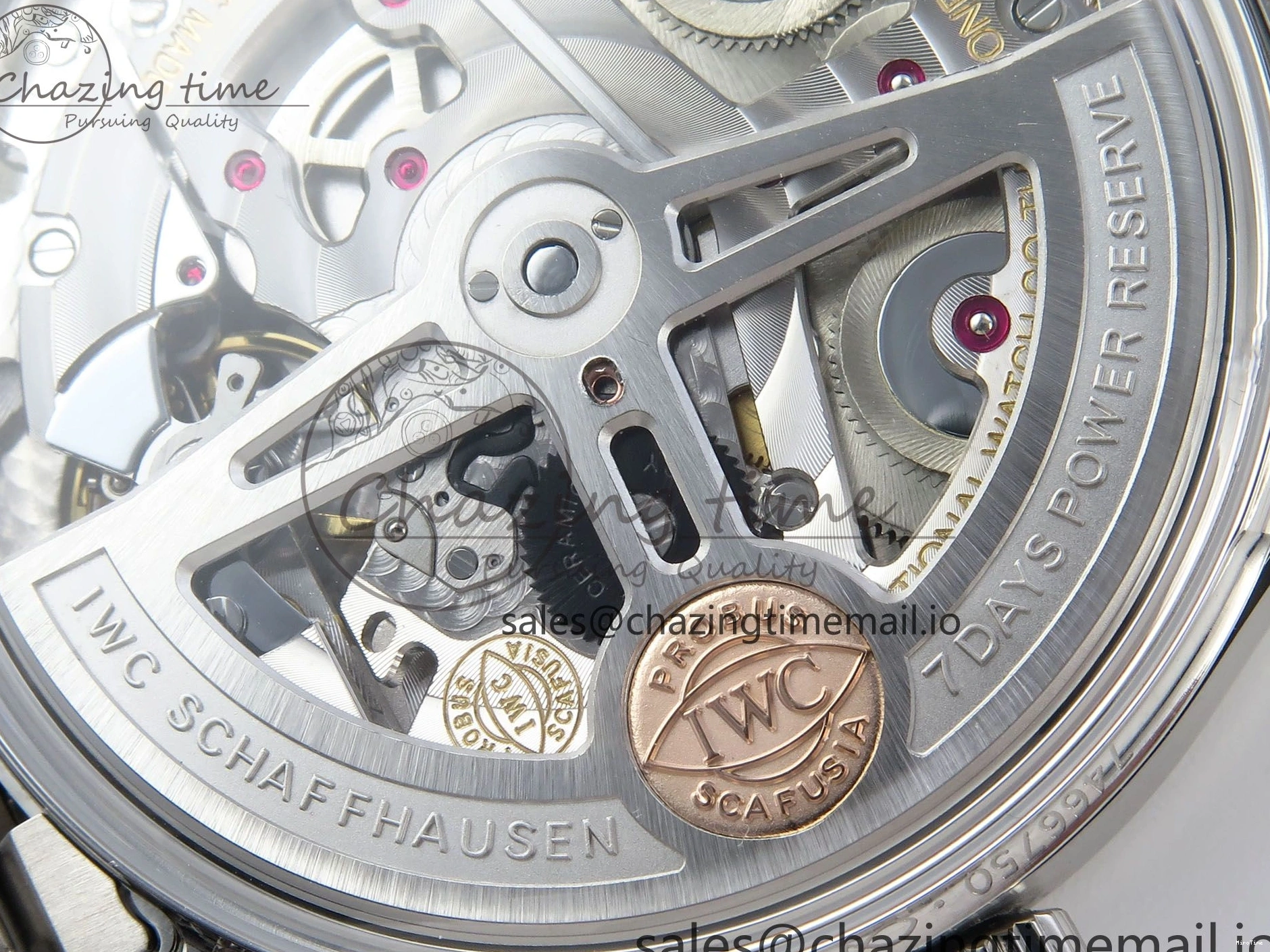 MIROTIME 0314 Portugieser Auto IWC0562B APSF 1:1 Best Edition Gold Dial on SS Bracelet A Reliable 6996